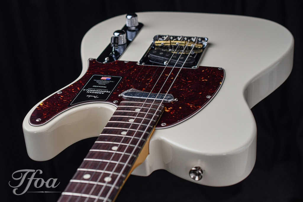 Fender American Pro II Telecaster Rosewood Olympic White | The